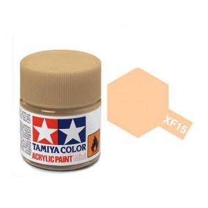 Tamiya paint acrilico XF15 Flat flesh, 10ml