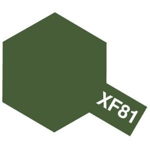 Tamiya paint acrilico XF81 RAF Dark green, 10ml