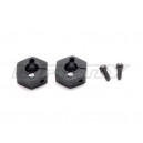 T043 Allu hex whell hub 5mm, 2pcs.
