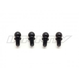 T049 Ball end 4.9mm short, 4pcs.