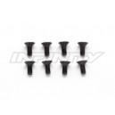 T075 M2.6XX6mm flat head screw, 8pcs.
