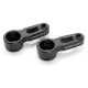 T093 Alu belcrank 18mm black, 2pcs.