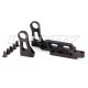 T098 Separated motor mount set black