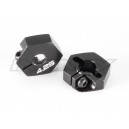 T0101 Allu hex wheel hub 4.25mm black,2pcs.